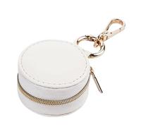 Key Ring Holder - Portable Zipper Organizer 5x5x3cm, Compact Key Box, Ring Organizer for Gym Travel Travel Accessory | Pal, white, Please refer to the description, Please refer to description