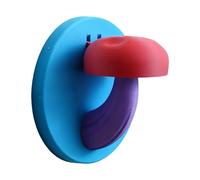 Key Ring - Mushroom Shaped Hook, Strong ABS Material, Multipurpose Storage Function | Hat Towel Scarf Clothes Bathroom Bedroom Kitchen Door Wall Organization Solution
