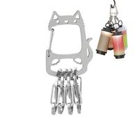 Key Ring Organizers - Keychain Organizer | Useful Storage Cat Design for Outdoor Activities Gym Hiking School Campus Camping Business Travel