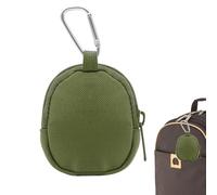 Key Ring with Coin Purse, Coin Purse | Portable Keychain Bag - Outdoor Backpack Accessory Coin Purse Waist Pouch for Travel Hiking Camping Exploration Cycling, green, Please refer to the description