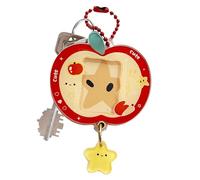Key Ring with Photo Frame - Cute Fruits Acrylic Clothes Accessories - Blank Photo Keyrings - for Daily Travel Shuttle Party Concert Festival Card Badge Idol Display
