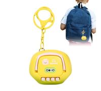 Key Ring with Voice Recorder - Cartoon Design Recorder Pendant | Recording Device for Meeting Classes | University Discreet Listening Dictation Notes Taking Phone Call