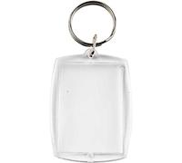 Key rings, size 40x50 mm, Rectangular, 25pcs