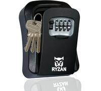 Key Safe Box 4 Digit Combination Code Wall-Mounted Heavy Duty High Security Lock Indoor Outdoor Secret Safety Storage Case Hidden