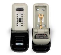 SUPRA C500 Pro Key Safe - High Security Police Preferred Outdoor Attack resistant Push button Wall Mounted Key safe. Lock box for keys, fobs, access cards