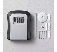 Key Safe Wall Mounted, Key Lock Box Outdoor, Combination Key Safe Lock Box, Waterproof and Security Key Lockbox, Key Cabinet Key Safe Outside for Garage School Elderly Parents Spare House Key Storage