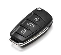 Key Shell Accessories Replacement Key Cover for Car Remote Control 3 Buttons Compatible With Audi A1 A3 A4 A6 A8 Q3 Q5 Q7 R8 A6L TT SL S3 RS3