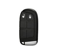 Key shell for Jeep Compass 2017, Replace Broken/Worn Key Fob With Uncut Sip22 Blade(2 Buttons)