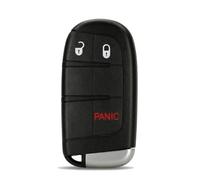 Key shell for Jeep Compass 2017, Replace Broken/Worn Key Fob With Uncut Sip22 Blade(2 Plus 1)