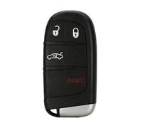 Key shell for Jeep Compass 2017, Replace Broken/Worn Key Fob With Uncut Sip22 Blade(3 Plus 1 Suv)