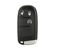 Key shell for Jeep Compass 2017, Replace Broken/Worn Key Fob With Uncut Sip22 Blade(3b Start)