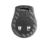 Key Shell For Nissan For Juke For Micra For Qashqai 4 Buttons Silicone Car Key Shell Holder Case Cover(Without keychian)