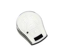 Key Shell For Nissan For Juke For Micra For Qashqai For March For Tiida For Terrano For Cube For Pathfinder For Rogue Car Key Case Cover(White cover)