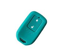 Key Shell For Vezel For Civic For CRV For HRV For FIT For Freed 2 Button Silicone Car Key Cover Case Holder(Green)