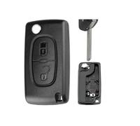 Key Shell Holder Flip Remote Car Key Shell Case HU83 VA2 For Citroen C2 C3 C4 C5 C6 For Xsara Key Shell(Black)