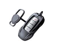 Key Shell Holder For Sylphy For Sounds For Nature For Qashqai For X-Trail For Tiida Car Key Case Keyless Cover Key Shell Car Accessories Key Shell(Gray a)