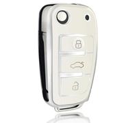 Key Shell Holder TPU Car Folding Key Cover Case For A1 A3 8P A4 A5 A6 C7 A7 S3 S7 S8 R8 Q2 Q3 Q5 Q7 Q8 SQ5 C5 C6 TT RS3 RS6 Accessories Key Shell(H)