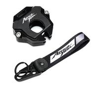 Key shell protective cover For Hon@&da Africa Twin CRF1100/L CRF 1000L XRV750 All Year Motorcycle Aluminum Keychain Case Shell & Embroidery Key Ring(KKCR Black)