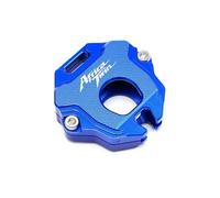 Key shell protective cover For Hon@&da Africa Twin CRF1100/L CRF 1000L XRV750 All Year Motorcycle Aluminum Keychain Case Shell & Embroidery Key Ring(KC Blue)