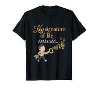 Key Signature of Life Music Humor Graphic T-Shirt