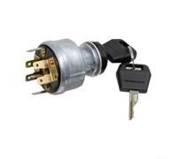 Key Start Switch for Case Skid Steer 1845C 95XT Heavy Duty | Fits part numbers 282775A1, D134737; for durable metal housing; restores engine start for logic; includes 2 keys