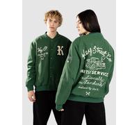 Key Street Work Varsity Jacket green L