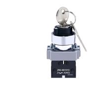 Key Switch XB2BG21C 2-Speed self-Locking knob with Key Three-Position Control Switch XB2BG33C(2 Normally Open XB2BG23C)
