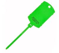Key Tags - Vehicle Plastic Key Tags UNPRINTED (200) with self looping Tails (Green)
