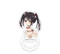 Key-th Date A Live V Acrylic Memo Stand (Kuruzaki/Mini Character), Approx. H 2.8 x D 0.1 inches (70 x 3 mm), Acrylic