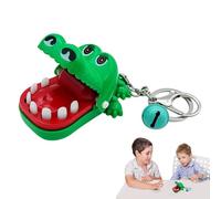 Key Trailer Toys with Animal Motif to Bite Your Finger-Key with a Crocodile Dentist, Interactive Keychain with Crocodile Bite for Girls | Interesting Gags & s