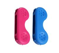 Key Turner Aid 2 Pack, Ergonomic Key Handle Covers for Arthritis Aids and Mobility Aids,Elderly Aids for Daily Living, Assist Disabled Toilet Key Turning, Support for Weak Hands (Red & Blue)