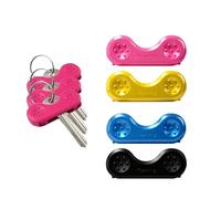 Key Turner Aid 4-Pack - Easy Grip Key Turning Tool for Elderly Aids for Daily Living, Arthritis, Weak Hands & Limited Dexterity | 2-Inch Lightweight Handle | Yellow, Blue, Pink & Black