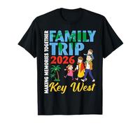 Key West Family Trip 2026 Making Memories Together Beach T-Shirt
