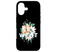 Key West Floral Design Florida Keys Flower Case for iPhone 17