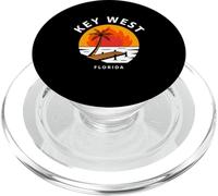 Key West Florida Palm Tree Sunset PopSockets PopGrip for MagSafe