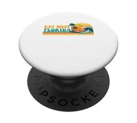 Key West Florida - Retro Spring Break Beach Vacation Summer PopSockets Adhesive PopGrip