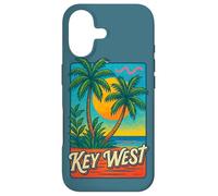 Key West Florida Retro Sunset Palm Island Vacation Case for iPhone 17