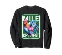 Key West Florida Rooster Chicken Mile 0 Marker Family Match Sweatshirt