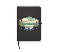 Key West Florida Souvenir Ideas Notebook, Blank Pages, Faux Leather Cover, Planner, Journal, Workbook