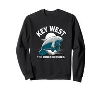 Key West Manatee The Conch Republic Florida Sunset Sweatshirt
