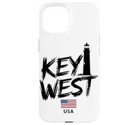 Key West USA Sunset Guitar Graphic Case for iPhone 15