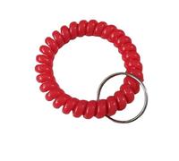 Key Wristlet 20pcs Colorful Spring Spiral Wrist Coil Key Chain, Wristband Key Ring for ID Badge Gym Pool and Outdoor Sports, 02, 16PC Set