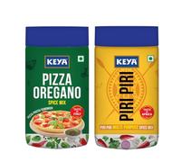 Keya Combo of Italian Pizza Oregano (80G) &Piri Piri (80G)