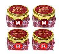 KEYA SETH AROMATHERAPY, DEVICE OF DROP 100% Natural Sindur Dust Red (3gmX2) and Maroon (3gmX2) by Keya Seth Aromatherapy, Combo Pack of 4 (3gm X 4)