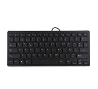 Keyboard 001 Keyboard Assembly Wired Mini Portable Spanish Keyboard USB Interface for Desktop Computer Ultra Thin 78 Keys