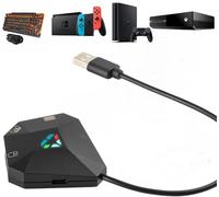 Keyboard and Mouse Adapter for Nintendo Switch/PS4/PS3/Xbox One/Xbox 360 Consoles, Gaming Keyboard Mouse Converter Support Custom Mapping & Mouse Sensitivity Adjustment