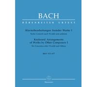 Keyboard Arrangements of Works by Other Composers I BWV 972-977 (Piano)