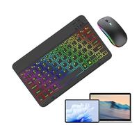 Keyboard & Backlit - Wireless, Keyboard & Wireless Backlit | 7 Color Backlit Keyboard Kit | Slim Keyboards for Laptops