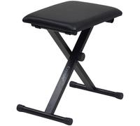 Keyboard Bench Height Adjustable Foldable X-Style Padded Stool Chair Seat Cushion with Anti-Slip Rubber Feet Perfect
