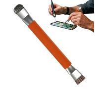Keyboard Brush - Steel Cable + ABS 14 x 1.5 cm Precision Double Head | Anti-Static Duster | Dust Dismantling, Electronic Dust Cleaning Brush for Computers, Piano, Machine Parts